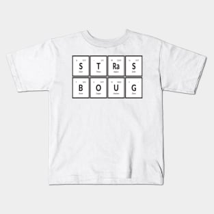 Strasbourg City | Periodic Table of Elements Kids T-Shirt